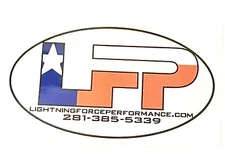 LFP LOGO STICKER for WINDOW UNDER HOOD OR IN GARAGE 