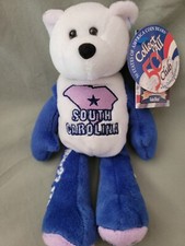 South Carolina State Quarter Coin Bear 8th State Plush 8" Limited Treasures 2001