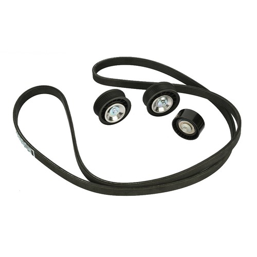 Fits Range Rover Evoque 2.0L 4 Cyl Drive Belt + Idler Pulley Kit