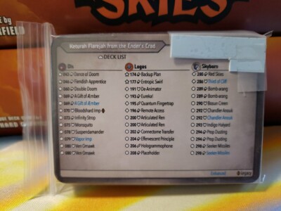 Unscanned Keyforge Aember Skies Deck - Dis Logos Skyborn