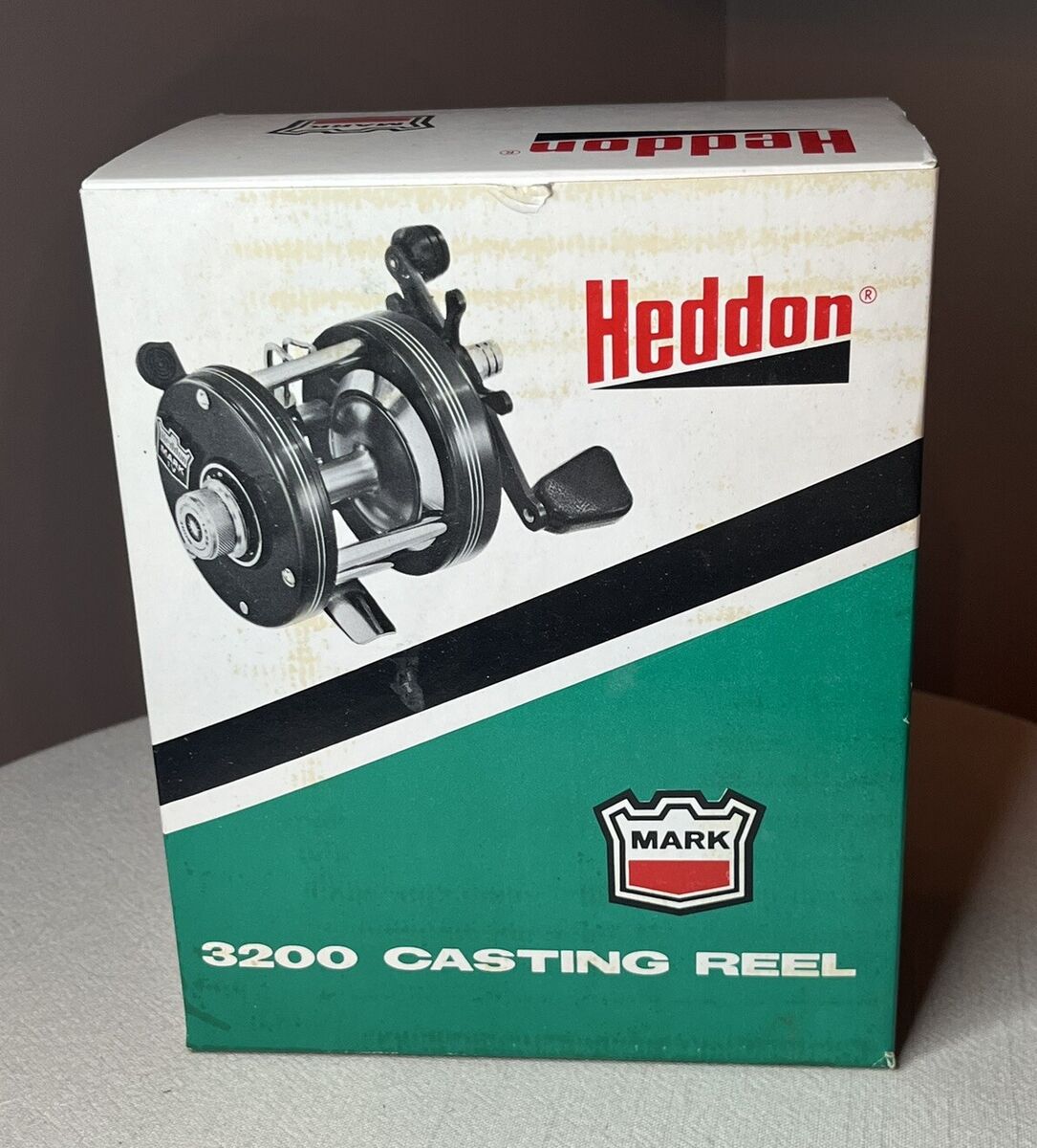 NOS VINTAGE Heddon 3200 Mark IV Green Casting Reel Box Spare NOS VINTAGE Heddon 3200 Mark IV Green Casting Reel Box Spare