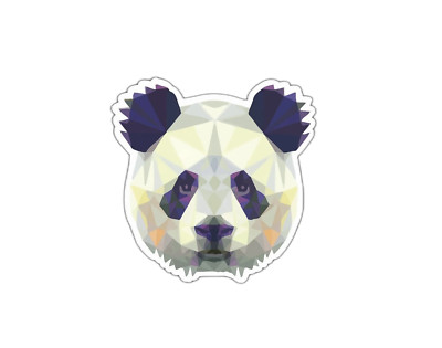Panda Sticker Decal Geometric