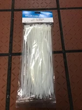 Cable Zip Ties600 Piece Self-Locking Nylon CableTiesAssorted Sizes 4+6+8+10+12