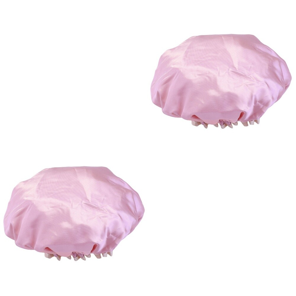 2 Count Hair Dying Caps Resuable Sleeping Hat Reusable Shower for Women