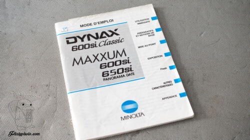 -FR- MINOLTA DYNAX 600si CLASSIC MODE D'EMPLOI NOTICE MANUAL - 第 1/1 張圖片