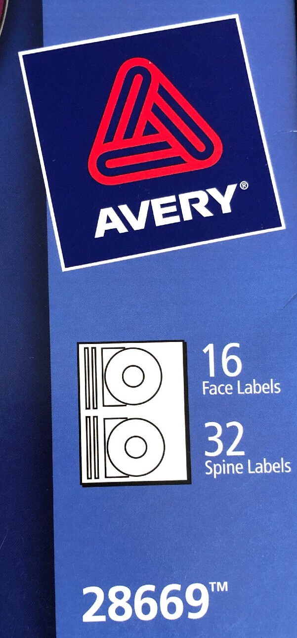 Avery Matte White CD Labels 28669 Ink Jet Lot of 2 eBay