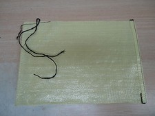 50 Nylon Sandbags yellow 14" X 24" With Attached Ties