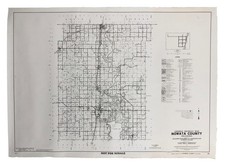 ODOT General Highway Map of Nowata County Oklahoma 25 x 18"