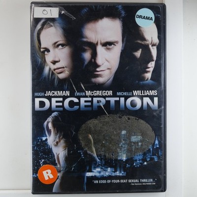 DECEPTION DVD 2008 Hugh Jackman Ewan McGregor Michelle Williams Deleted Scenes