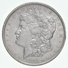 AU+ 1891 (P) Morgan Silver Dollar (1 coin) *4300 — photo 1