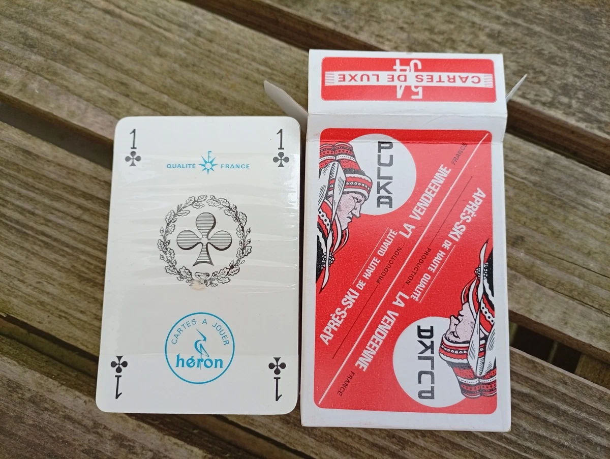 Ancien jeu de cartes espagnol HÉRON 48 cartes complet hombre