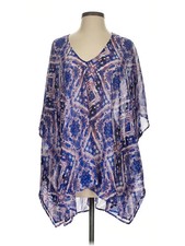 Show Me Your Mumu Women Blue Kimono S