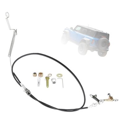 New Black Kickdown Cable Kit KD-2AODU For Ford/AOD Lokar E-150 Econoline F-150