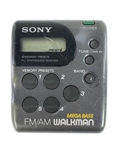 Sony SRF-M43 FM/AM Mega Bass Walkman Working shows some wear