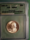 1951-D Washington Quarter - 25c ICG MS66   WQ26 017 Free Shipping