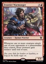 MTG FRONTIER WARMONGER 154 MKC NM R