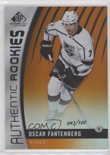 2017 SP Game Used Authentic Rookies Orange Rainbow 43/100 Oscar Fantenberg 0e3