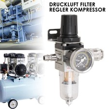 1/4" Druckluft Filter Druckminderer-Wasserabscheider Ölabscheider f. Kompressor