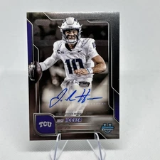 2025 Bowman Chrome U Josh Hoover Auto BCA-JHO TCU Horned Frogs NM