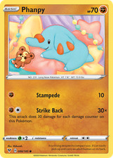 PHANPY 086/185 COMMON VIVID VOLTAGE POKEMON LP