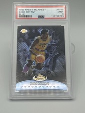 1999-00 Topps Finest - Team Finest Kobe Bryant #TF18 Blue /1500 PSA 9