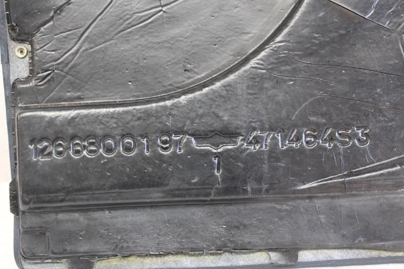 1986 1987 1988 1989 MERCEDES 420SEL LEFT DRIVER FRONT CARPET BLUE 1266800197 - Image 3 of 4