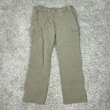 511 Tactical Pants Mens 36x32 Khaki Cargo Ripstop Outdoor Workwear Utility Gorp