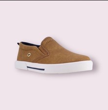 Nautica Akeley Toddler Tan Dot Smooth Slip Ons Toddler Size 9