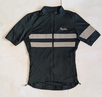Rapha Brevet Men's Short Sleeve Jersey / XS / Forest Green/Silver