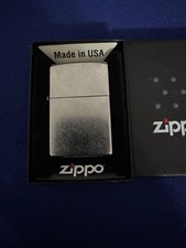 Genuine Zippo Lighter 207 Regular Street Chrome Made in USA New in Box