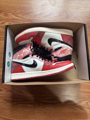 Air Jordan 1 Retro High Spider-Man Across The Spider Verse DV1748-601 Size 9
