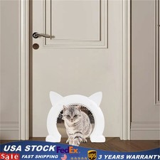 Large Cat Door W/Brush XL Indoor Cat Door Pet Door for Cats 12.2 2.16 10.62"