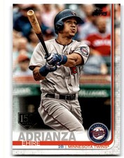 2019 Topps 150 Years Gold Stamp Ehire Adrianza Minnesota Twins #608