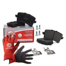 Bremsbeläge + Handschuhe hinten für AUDI A4 Allroad B8, A4 B8, A5, Q5; VW GOLF