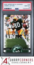 2005 UPPER DECK LEGENDS #49 JAMES LOFTON HOF POP 1 PSA 10
