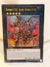 Yugioh Number C101: Silent Honor DARK LVAL-EN046 1st Edition Ultimate Rare NM 