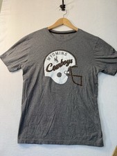 Vintage Wyoming Cowboys T-Shirt USA Made Size Small by Camp David