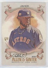 2021 Topps Allen & Ginter's Cristian Javier #266 0w8