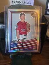 2026 Panini Stars & Stripes Prizm USA Baseball #15 Grant Sperandio Silver Prizm
