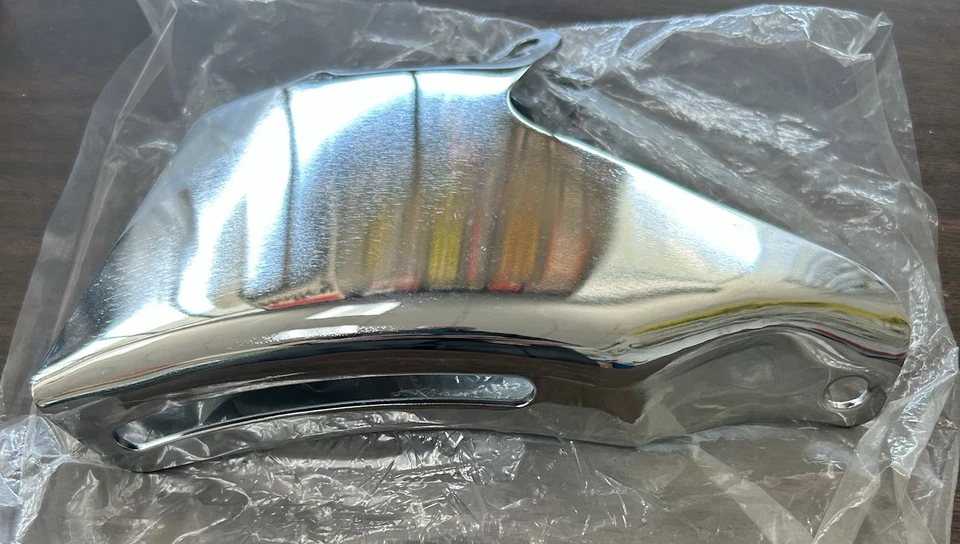 Big Block Chevy BBC LWP Alternator Bracket Chrome Upper 1969-Up - Image 2 of 4