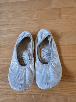 Kinder Schuhe, Ballerina , Silver, Mädchen Größe 38,