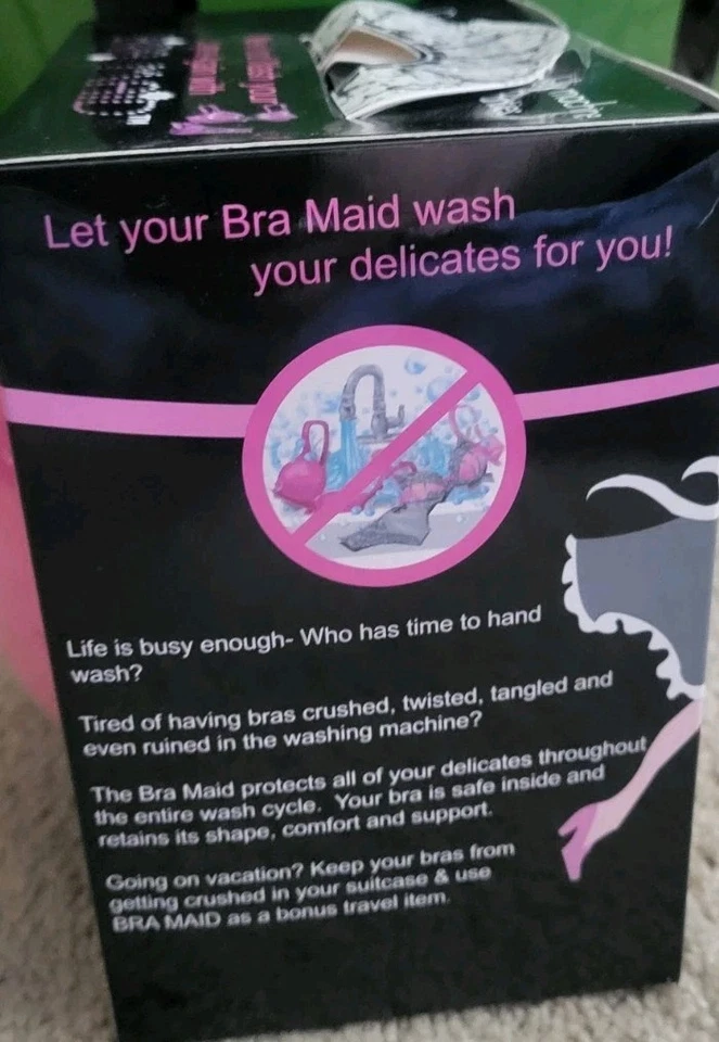 Sujetador Maid Rosa Bola Lencería Ropa Interior Bola de Lavado Kit NUEVO Foto 2 de 3