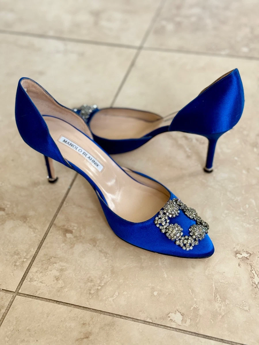 Manolo Blahnik Blue Heels for Women for sale - eBay