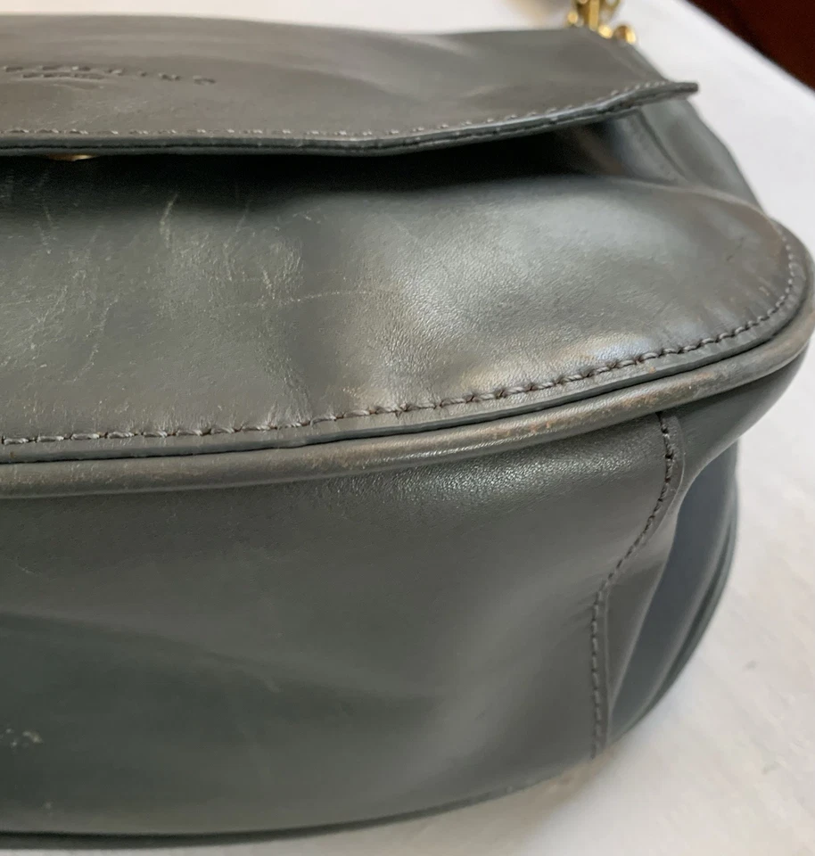 Liebeskind Berlin灰色皮革斜挎包单肩包 — 第 4/4 张图片