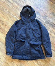 Carhartt Jacket Womens XS 0-2 Black Super Dux Rain Defender Relaxed Hooded