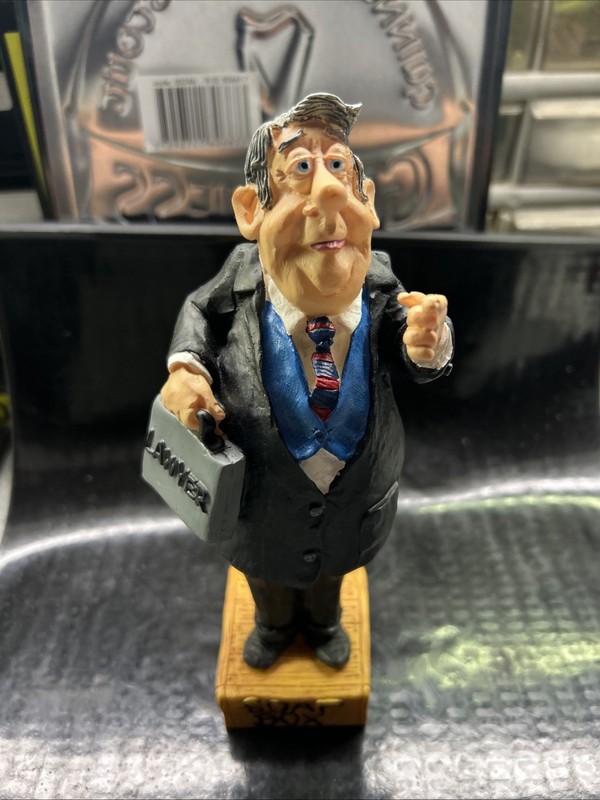 Lawyer Soap Box Bobble head Russ “it’s A Living”