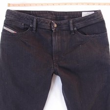 Herrens Diesel SHIONER Slim Skinny Elasthan Schwarz Jeans W32 L32