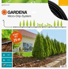 GARDENA Micro-Drip-System 25m Start Set für Pflanzreihe M (13011-20)
