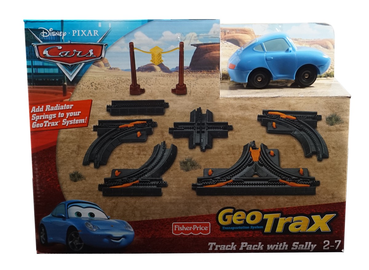 Fisher GeoTrax Geo Trax Disney Cars Track Pack With Sally for sale