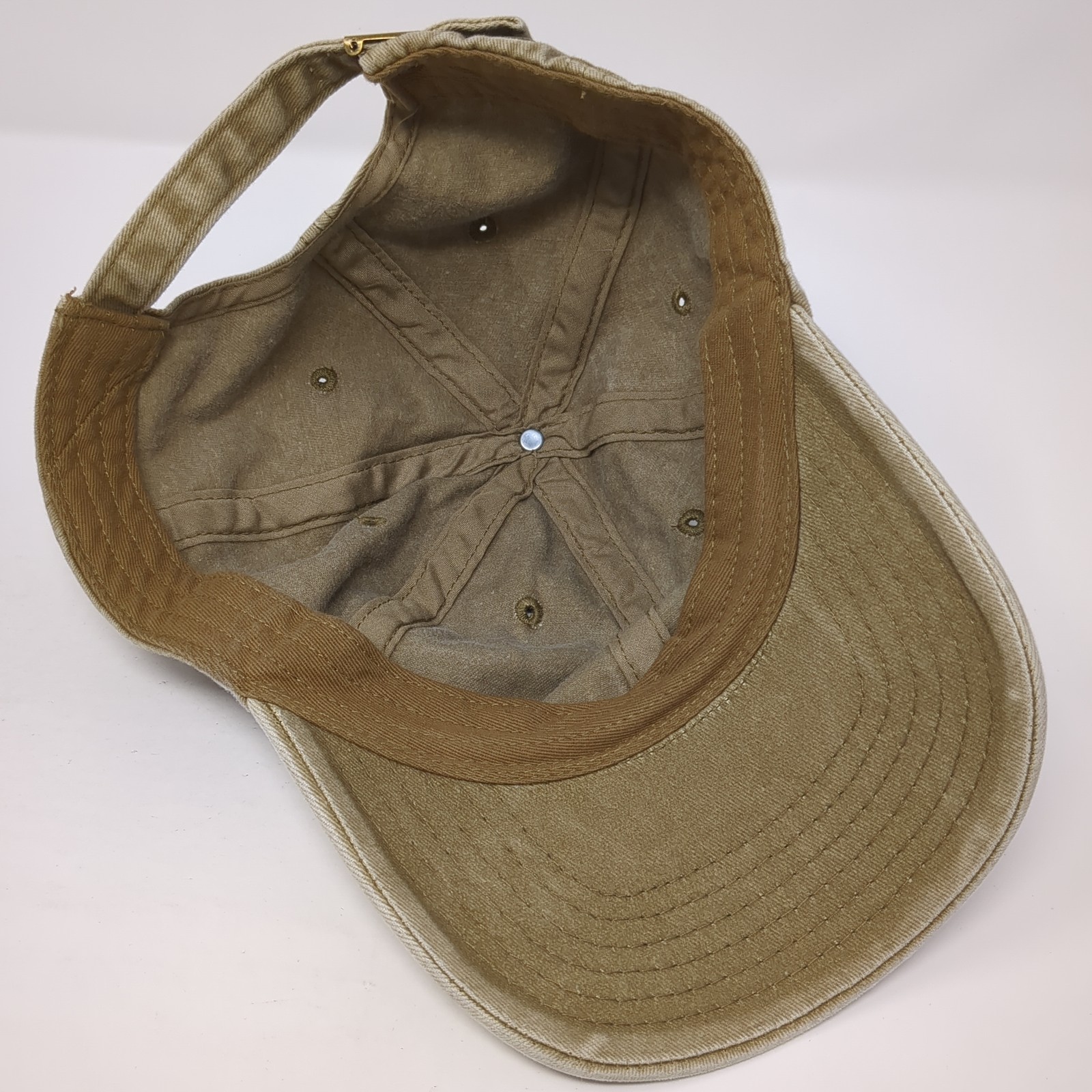 Unbranded Slideback Hat Solid Brown One Size Blan… - image 6